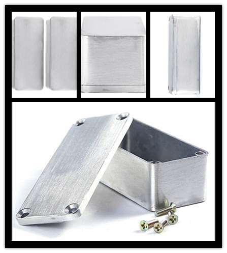 thumbnail image 2 of 2X (1 Pcs Aluminum Stomp Box Effects 1590A Pedal Enclosure 2 of 10